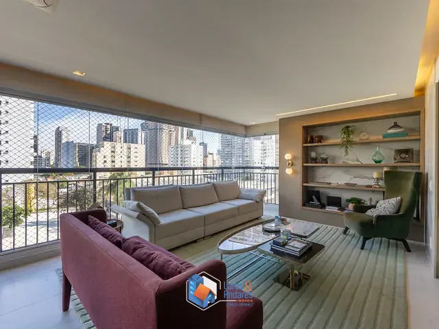 Apartamento com 213m² 3 quartos e 4 banheiros, à venda, no bairro Brooklin em São Paulo