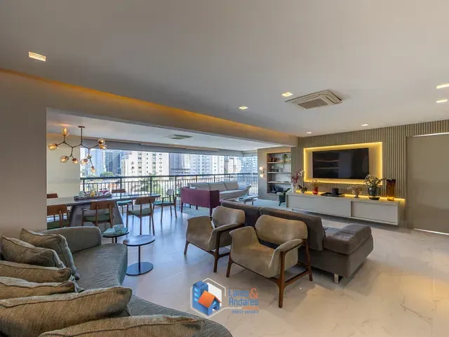 Apartamento com 213m² 3 quartos e 4 banheiros, à venda, no bairro Brooklin em São Paulo