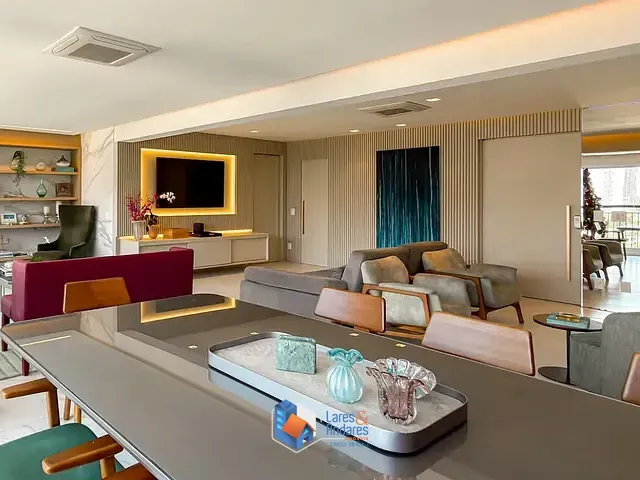 Apartamento com 213m² 3 quartos e 4 banheiros, à venda, no bairro Brooklin em São Paulo