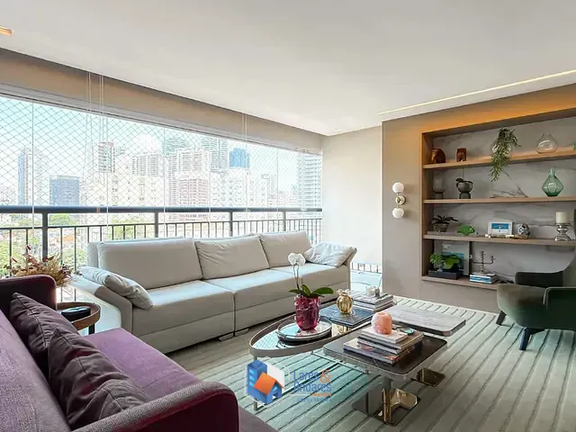 Apartamento com 213m² 3 quartos e 4 banheiros, à venda, no bairro Brooklin em São Paulo