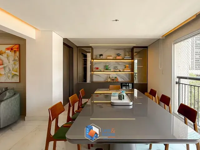 Apartamento com 213m² 3 quartos e 4 banheiros, à venda, no bairro Brooklin em São Paulo