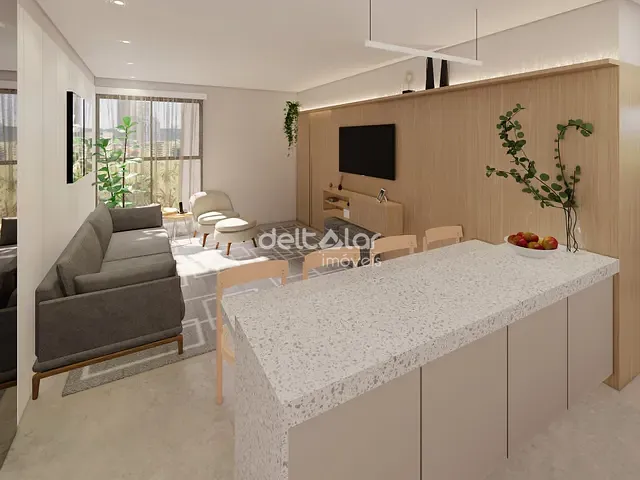 Apartamento com 69m² 3 quartos e 2 banheiros, à venda, no bairro Itapoã em Belo Horizonte