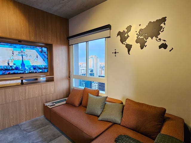 Foto do Apartamento - Apartamento para locação com 62m², Design, conforto e exclusividade na Berrini -  Cidade Monções, São Paulo, SP | Paulista Imóveis