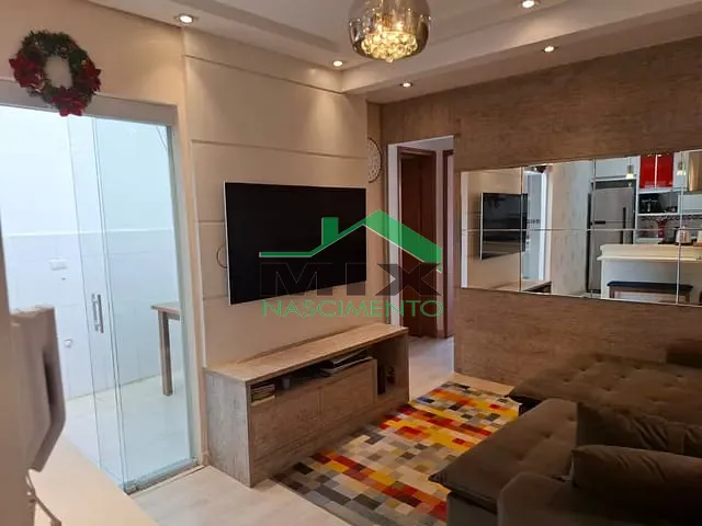 Apartamento com 50m² 2 quartos e 1 banheiro, à venda, no bairro Vila Palmares em Santo André