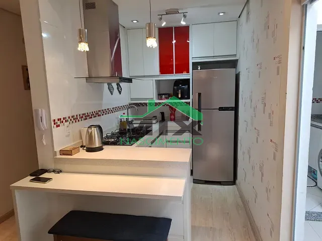 Apartamento com 50m² 2 quartos e 1 banheiro, à venda, no bairro Vila Palmares em Santo André