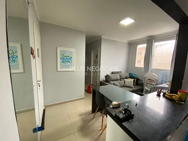 Apartamento com 49m² 2 quartos e 1 banheiro, à venda, no bairro Jardim Mirante dos Ovnis em Votorantim