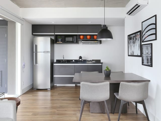 Foto do Apartamento - Apartamento para locação com 62m², MOBILIADO, Moderno com Lazer Completo NA Cidade Monções, São Paulo, SP | Paulista Imóveis