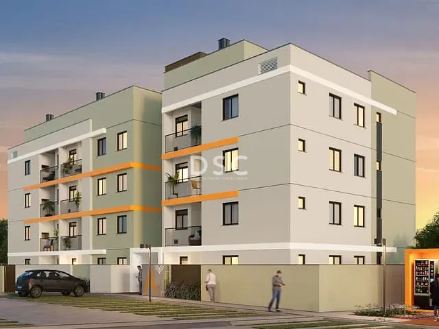 Apartamento 2 quartos e 1 banheiro, à venda, no bairro Hauer em Curitiba