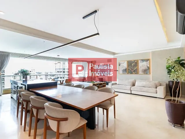 Apartamento com 222m² 3 quartos e 5 banheiros, à venda, no bairro Campo Belo em São Paulo