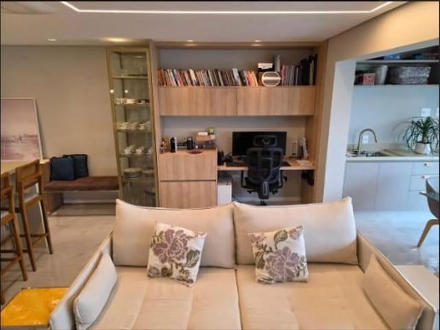 Foto do Apartamento - Apartamento à venda, novo, mobiliado e impecável lazer completo a 5 min do metrô no Brooklin, São Paulo, SP | Paulista Imóveis