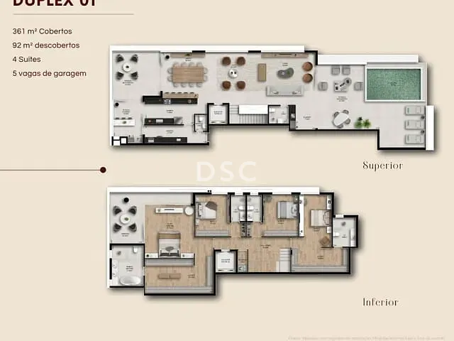 Apartamento com 372m² 3 quartos e 5 banheiros, à venda, no bairro Batel em Curitiba