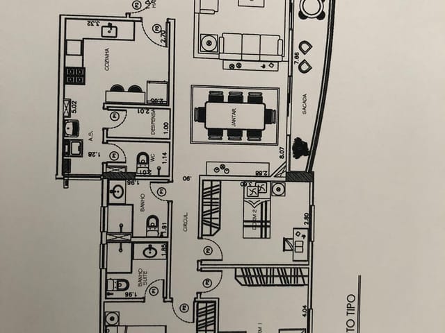 Apartamento com 110m² 3 quartos e 2 banheiros, à venda, no bairro Centro em Taubaté