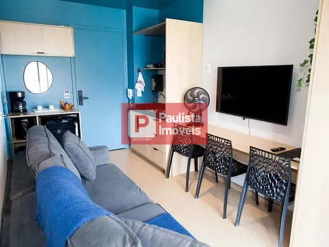 Apartamento com 34m² 1 quarto e 1 banheiro, à venda, no bairro Santo Amaro em São Paulo