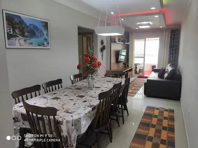 Apartamento com 86m² 2 quartos e 2 banheiros, à venda, no bairro Aviação em Praia Grande