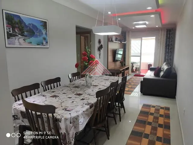 Apartamento com 86m² 2 quartos e 2 banheiros, à venda, no bairro Aviação em Praia Grande