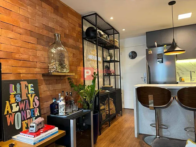 Apartamento 2 quartos e 2 banheiros, para alugar, no bairro Brooklin Paulista em São Paulo