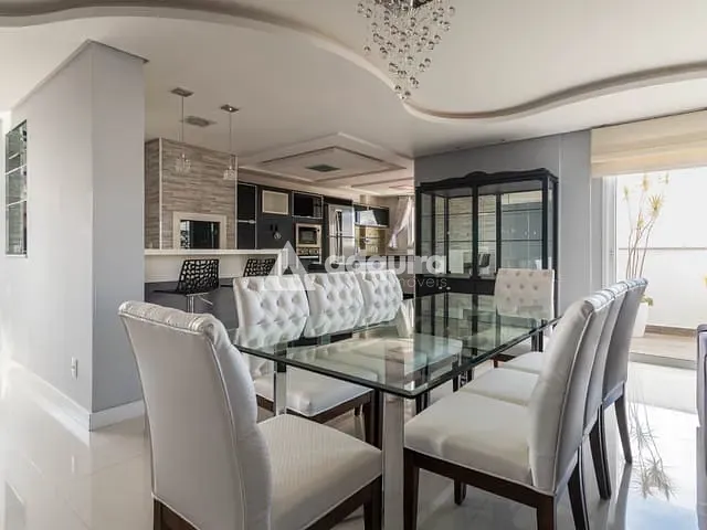 Apartamento com 232m² 3 quartos e 3 banheiros, à venda ou para alugar, no bairro Estrela em Ponta Grossa