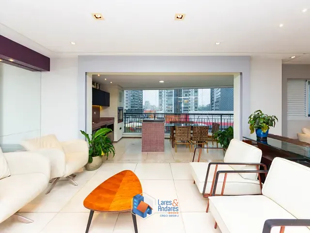 Apartamento com 129m² 2 quartos e 4 banheiros, à venda, no bairro Chácara Santo Antônio em São Paulo
