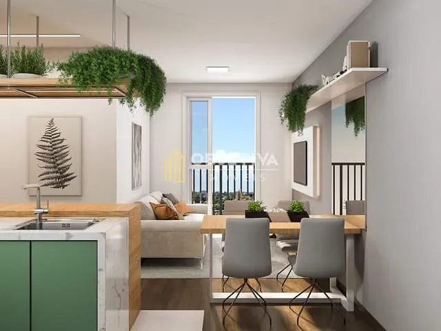 Apartamento com 56m² 2 quartos e 1 banheiro, à venda, no bairro Canudos em Novo Hamburgo