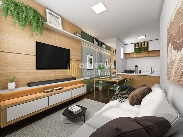 Apartamento com 56m² 2 quartos e 1 banheiro, à venda, no bairro Canudos em Novo Hamburgo