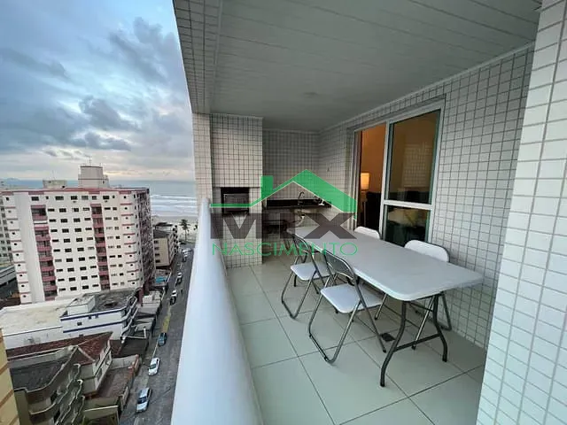 Apartamento com 130m² 3 quartos e 2 banheiros, à venda, no bairro Ocian em Praia Grande