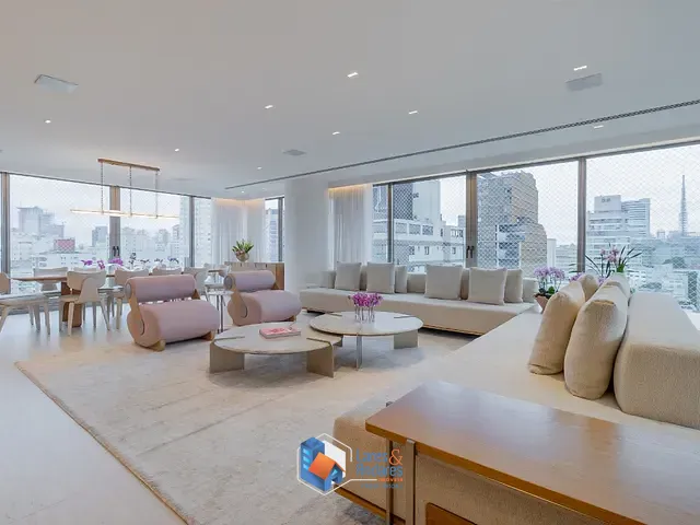 Apartamento com 340m² 4 quartos e 6 banheiros, à venda, no bairro Pinheiros em São Paulo
