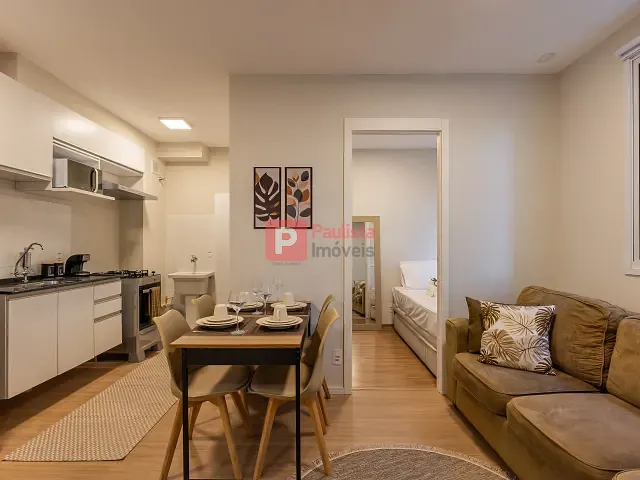 Apartamento com 34m² 2 quartos e 1 banheiro, à venda, no bairro Santo Amaro em São Paulo