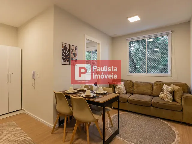 Apartamento com 34m² 2 quartos e 1 banheiro, à venda, no bairro Santo Amaro em São Paulo