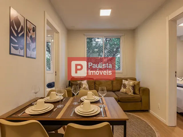 Apartamento com 34m² 2 quartos e 1 banheiro, à venda, no bairro Santo Amaro em São Paulo