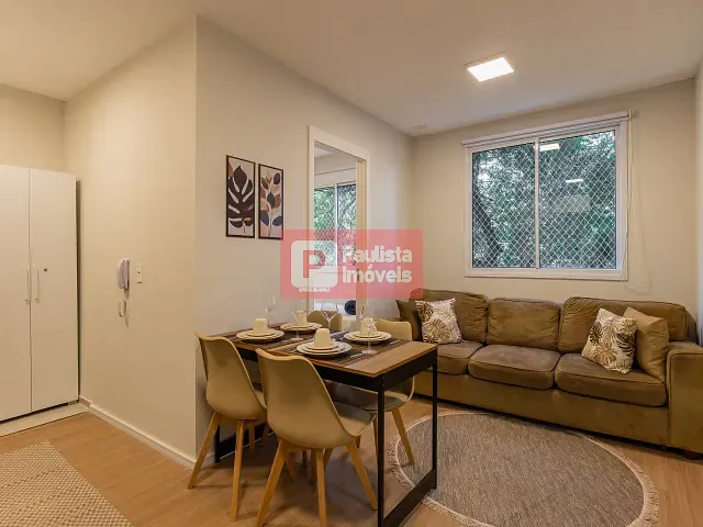Apartamento com 34m² 2 quartos e 1 banheiro, à venda, no bairro Santo Amaro em São Paulo