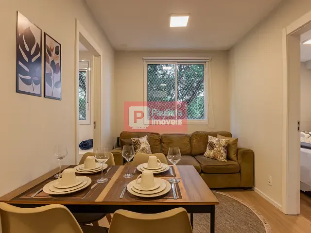 Apartamento com 34m² 2 quartos e 1 banheiro, à venda, no bairro Santo Amaro em São Paulo