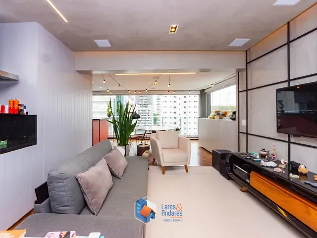 Apartamento com 95m² 2 quartos e 3 banheiros, à venda, no bairro Indianópolis em São Paulo