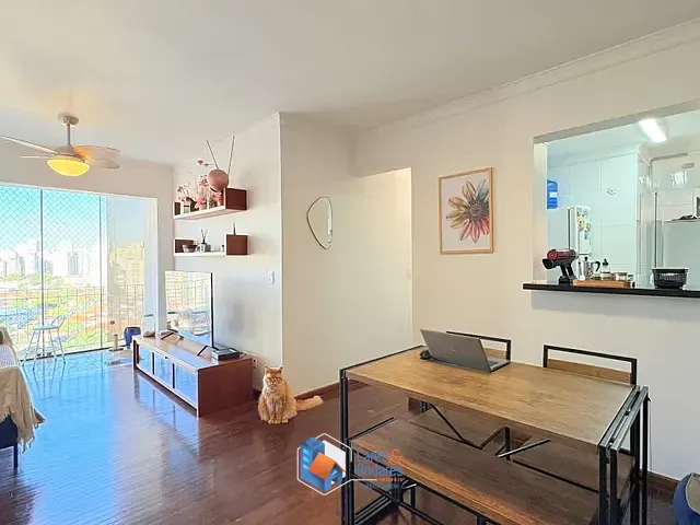 Apartamento com 58m² 2 quartos e 1 banheiro, à venda, no bairro Brooklin Paulista em São Paulo