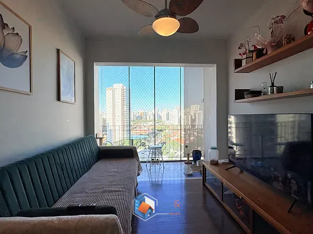 Apartamento com 58m² 2 quartos e 1 banheiro, à venda, no bairro Brooklin Paulista em São Paulo