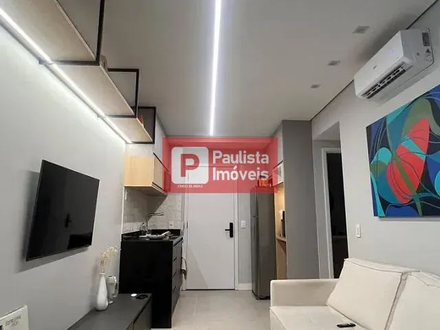 Apartamento com 33m² 1 quarto e 1 banheiro, à venda ou para alugar, no bairro Santo Amaro em São Paulo