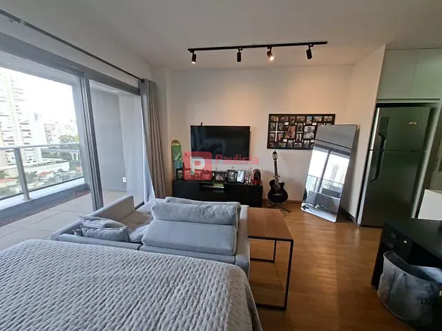 Apartamento com 100m² 1 quarto e 1 banheiro, para alugar, no bairro Brooklin Paulista em São Paulo