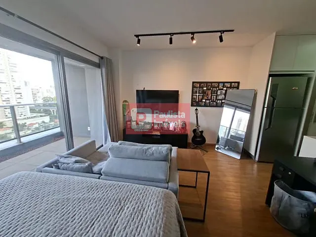 Apartamento com 100m² 1 quarto e 1 banheiro, para alugar, no bairro Brooklin Paulista em São Paulo