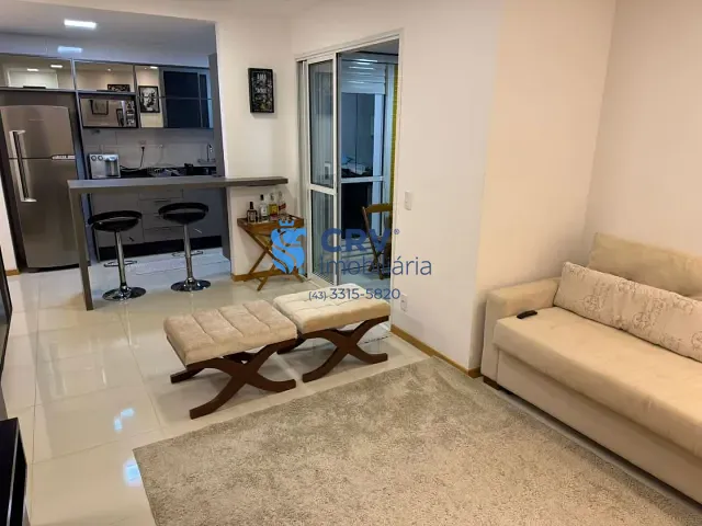 Apartamento com 81m² 2 quartos e 2 banheiros, para alugar, no bairro Gleba Palhano em Londrina