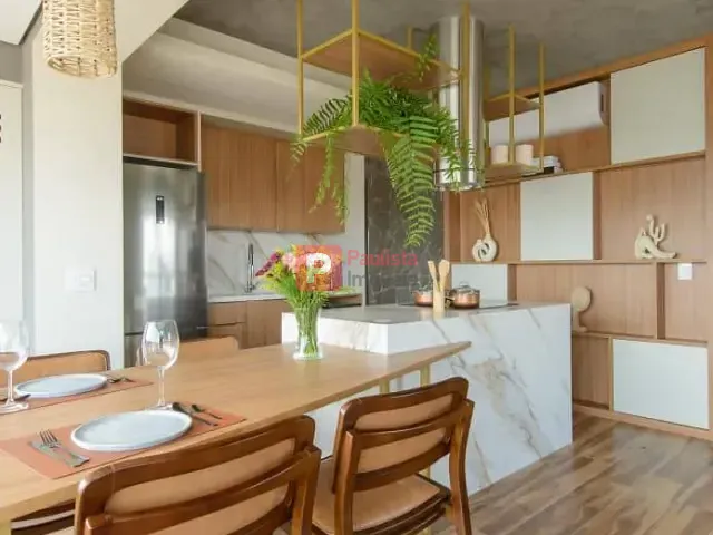 Apartamento com 62m² 1 quarto e 2 banheiros, para alugar, no bairro Cidade Monções em São Paulo
