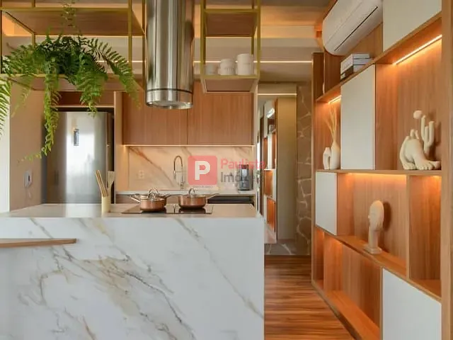 Apartamento com 62m² 1 quarto e 2 banheiros, para alugar, no bairro Cidade Monções em São Paulo