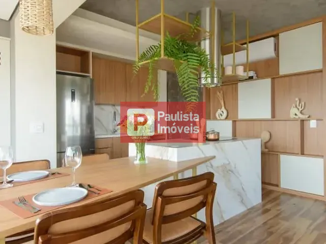 Apartamento com 62m² 1 quarto e 2 banheiros, para alugar, no bairro Cidade Monções em São Paulo