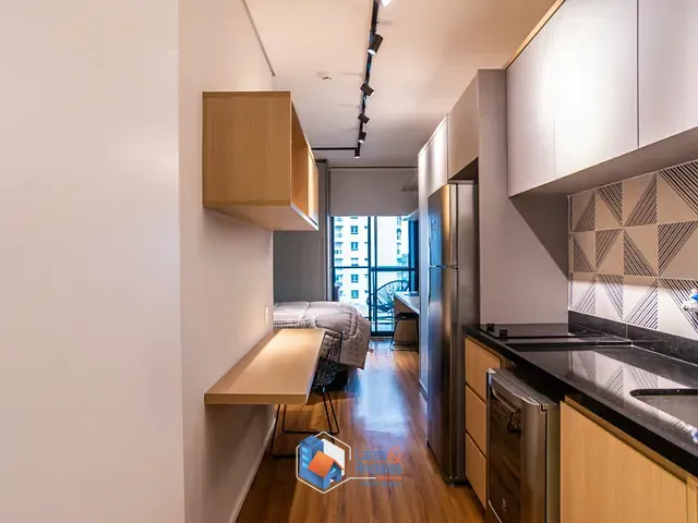 Apartamento com 25m² 1 quarto e 1 banheiro, à venda, no bairro Pinheiros em São Paulo