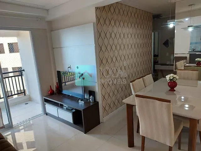 Apartamento com 63m² 2 quartos e 2 banheiros, à venda, no bairro Parque Residencial Aquarius em São José dos Campos