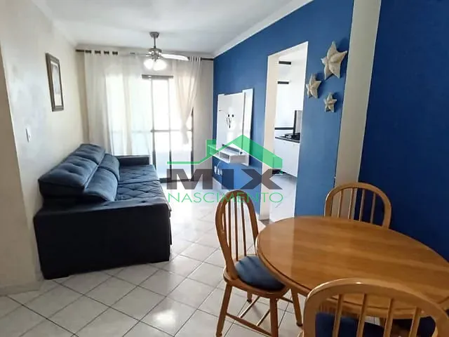 Apartamento com 74m² 1 quarto e 1 banheiro, à venda, no bairro Guilhermina em Praia Grande