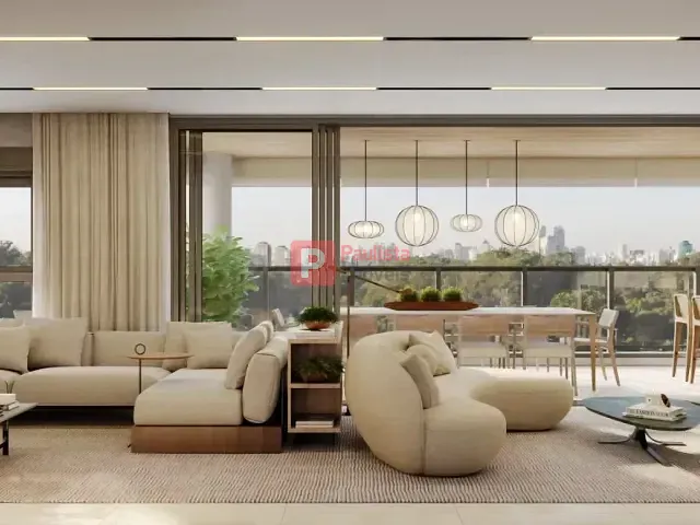 Apartamento com 464m² 4 quartos e 6 banheiros, à venda, no bairro Brooklin Paulista em São Paulo