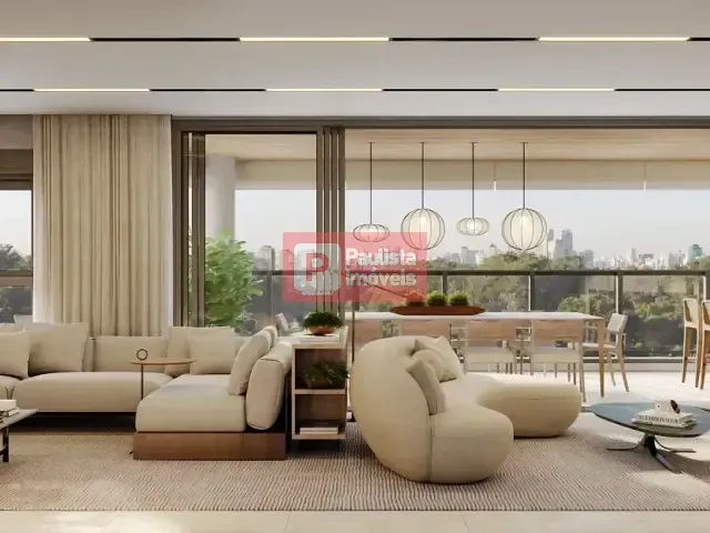 Apartamento com 464m² 4 quartos e 6 banheiros, à venda, no bairro Brooklin Paulista em São Paulo