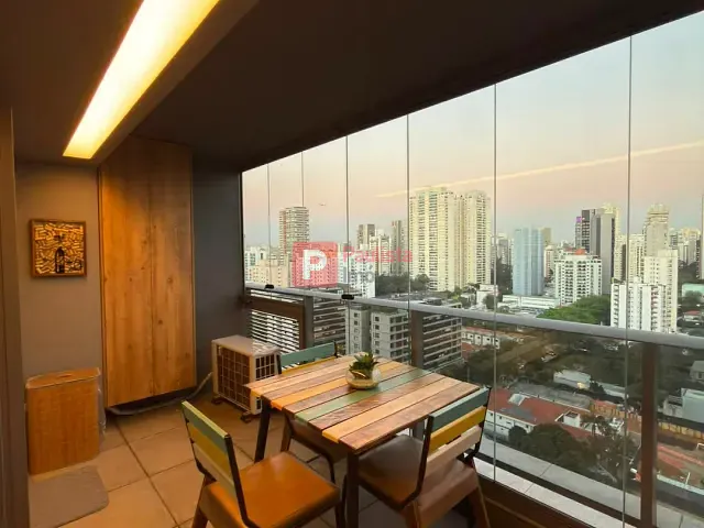 Apartamento 1 quarto e 1 banheiro, à venda ou para alugar, no bairro Brooklin Paulista em São Paulo