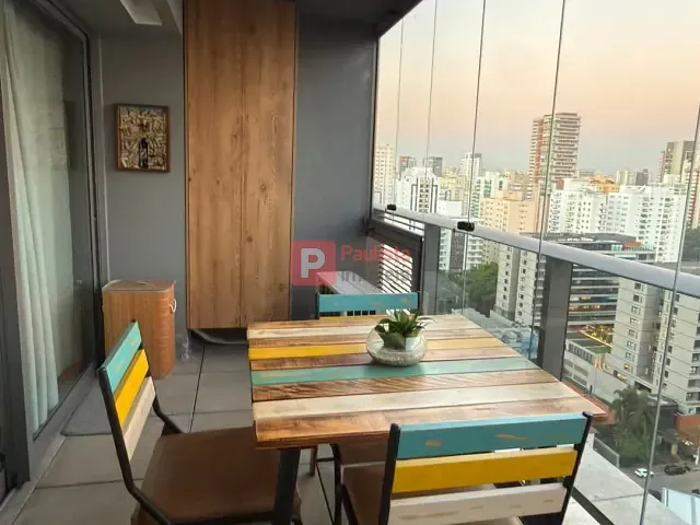 Apartamento 1 quarto e 1 banheiro, à venda ou para alugar, no bairro Brooklin Paulista em São Paulo