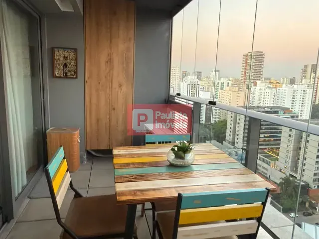 Apartamento 1 quarto e 1 banheiro, à venda ou para alugar, no bairro Brooklin Paulista em São Paulo
