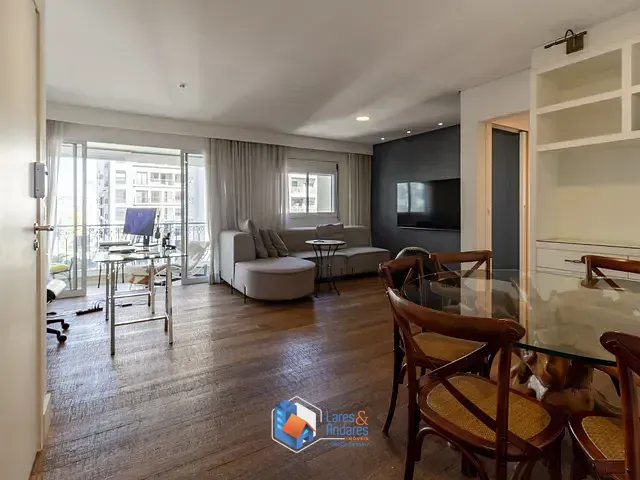 Apartamento com 100m² 2 quartos e 4 banheiros, à venda, no bairro Brooklin em São Paulo